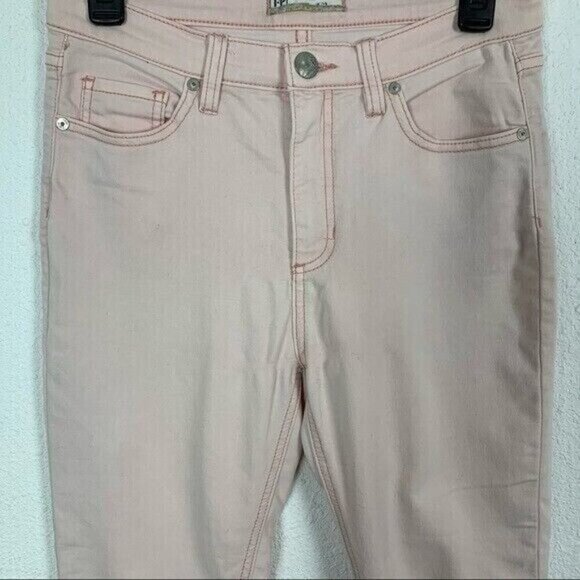 Free People Pink High Rise Ankle Skinny Jeans Stretch Casual Pants 28 - Picture 3 of 9